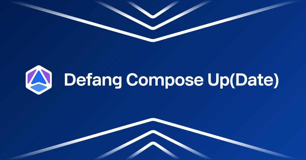 Defang compose up(date)